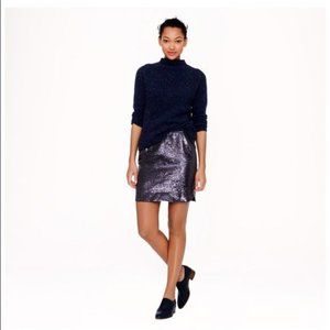 J Crew Sequined Mini skirt in size 10T